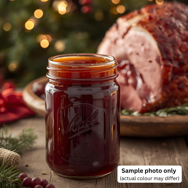 Maple Bourbon Ham Glaze gluten free (1 JAR)