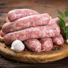 Organic Beef Herb and Garlic Sausages (GLUTEN-FREE)