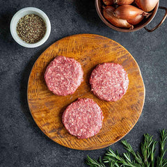 Grass Fed Lamb Burgers Seasoned With Basil & Oregano (GLUTEN-FREE) 500g