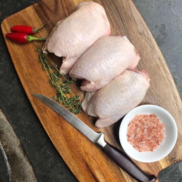 Free Range Chicken Chops (Thigh Fillets on the Bone with Skin) 500g