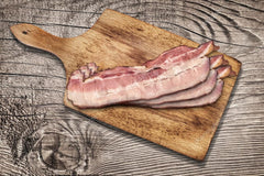 Free Range Naked Streaky Bacon (GLUTEN-FREE, NITRATE-FREE & SUGAR FREE) 400g