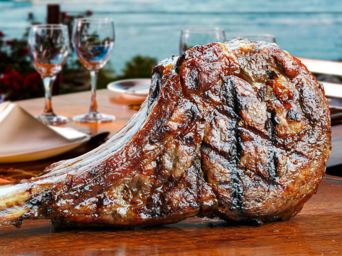 Organic Rib Eye Steak (Bone In) 800g - Main Image