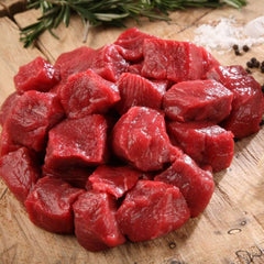 Grass Fed, Grass Finished Diced Beef 500g - The Naked Butcher Perth