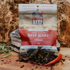 Outback Beef Jerky Chilli 75g (GLUTEN-FREE)