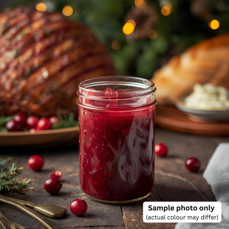 Homemade Christmas Cranberry Sauce gluten free (1 JAR)