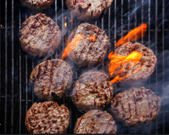 Bourbon BBQ Beef Burgers