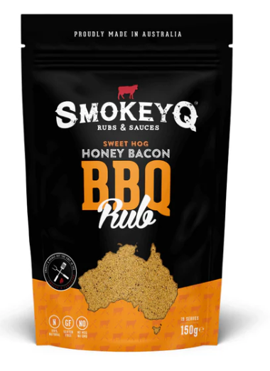 Smokey Q sweet hog honey bacon rub
