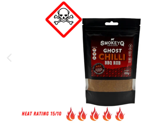 Smokey q ghost chilli rub
