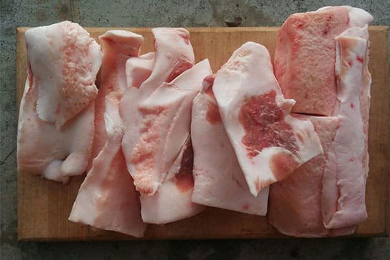 Free Range Pork Back Fat 500g