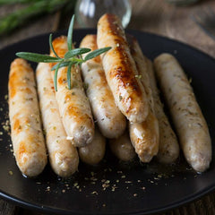 Free Range Chicken, Lemon, Chives & Oregano Sausages (GLUTEN-FREE)